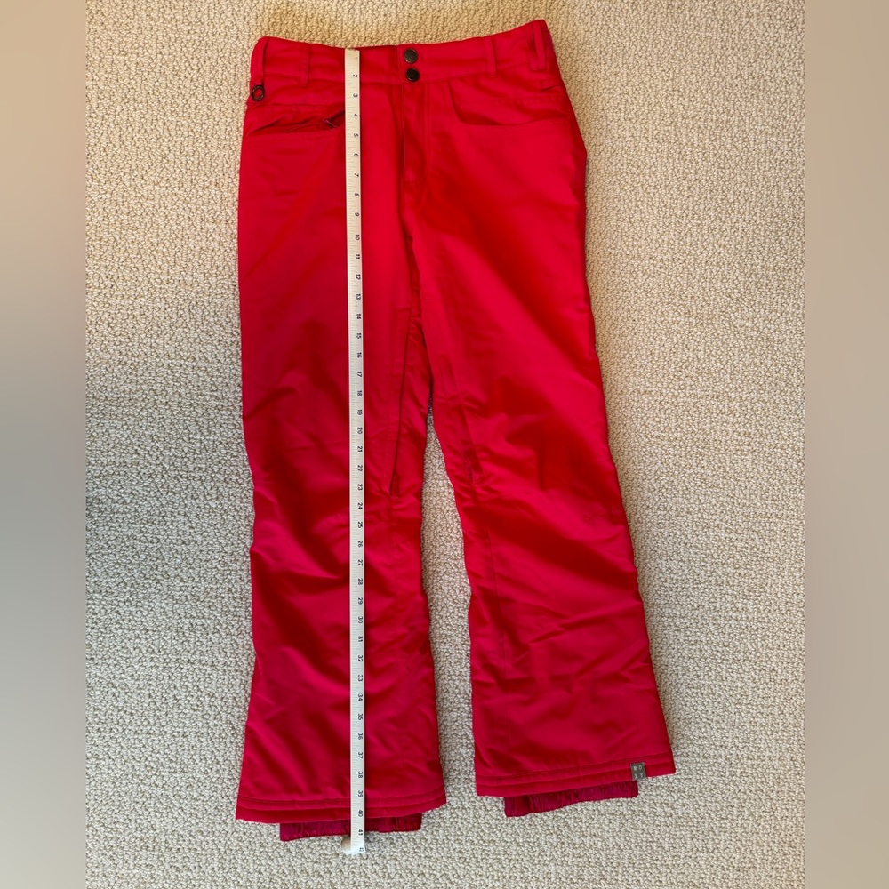 Pink Roxy Backyard Insulated Snow Pants - Picture 3 of 5